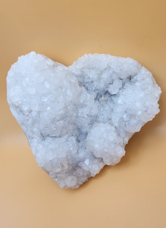 Clear Quartz Heart Cluster